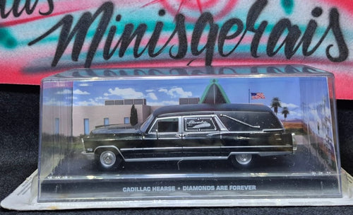 CADILLAC HEARSE •James Bond 007 -  DIAMONDS ARE FOREVER - Frete Grátis Sul e Sudeste
