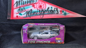 Carro De Volta Para O Futuro 1 Delorean Time Machine 1/24