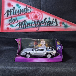 Carro De Volta Para O Futuro 1 Delorean Time Machine 1/24
