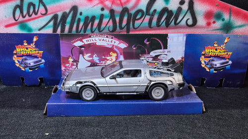 Carro De Volta Para O Futuro 2 Delorean Time Machine 1/24