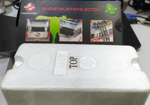 Cadillac Caça fantasmas Ghostbusters Ecto 1 Hotwheels Elite - A única no Brasil - falta antena marcada na última foto