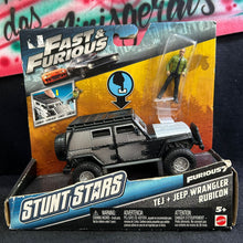 Carregar imagem no visualizador da galeria, Fast &amp; Furious Stunt Stars Tej + Jeep Wrangler Rubicon - Mattel