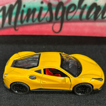 Cargar imagen en el visor de la galería, Ferrari 458 amarela - luzes e som - 12,5 Cm