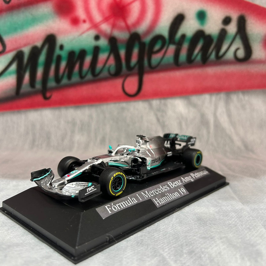 Fórmula 1 Mercedes Benz Amg Petronas Hamilton 19 - Burago - Fórmula 1 - F1