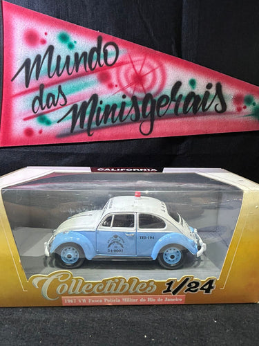 Fusca 1967 VW Fusca Polícia Militar do Rio de Janeiro - 1/24