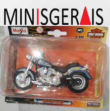 Load image into Gallery viewer, Moto Harley Davidson 1998 FLSTF Fat Boy - Lacrada no blister - Frete grátis Todo Brasil