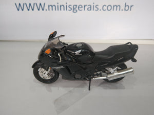 Moto Honda Cbr 1100xx Preta Lacrada - Miniatura Moto