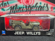 Carregar imagem no visualizador da galeria, Jeep Willys militar 1/32 - 12cm