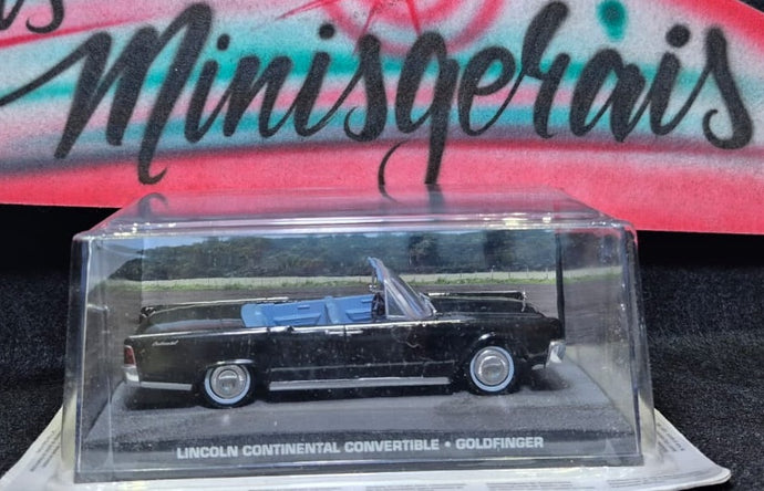 LINCOLN CONTINENTAL CONVERTIBLE •James Bond 007 -  GOLDFINGER ED 81 - Frete grátis sul e sudeste