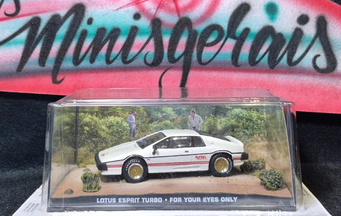 LOTUS ESPRIT TURBO Branco•James Bond 007 - FOR YOUR EYES ONLY - Branco