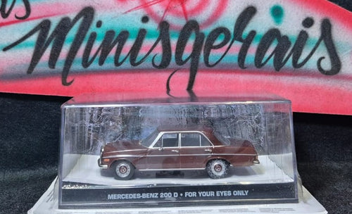 MERCEDES-BENZ 200D •James Bond 007 - FOR YOUR EYES ONLY - Frete grátis sul e Sudeste