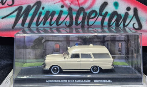 MERCEDES-BENZ BINZ AMBULANCE •James Bond 007 - THUNDERBALL - Frete grátis sul e Sudeste