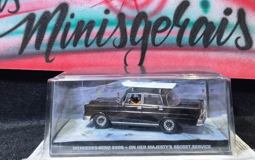 MERCEDES BENZ 220S •James Bond 007 - ON HER MAJESTY'S SECRET SERVICE