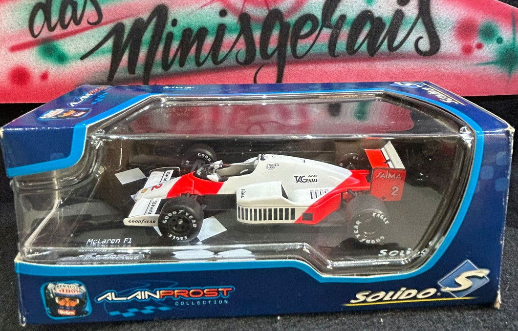 Mclaren F1 MP4/2B 1985 Alain Prost - Solido FRETE GRÁTIS Sul Sudeste  e Centro Oeste
