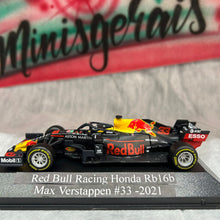 Carregar imagem no visualizador da galeria, Red Bull Racing Honda Rb16b Max Verstappen #33 -2021 - Burago - Fórmula 1 - F1
