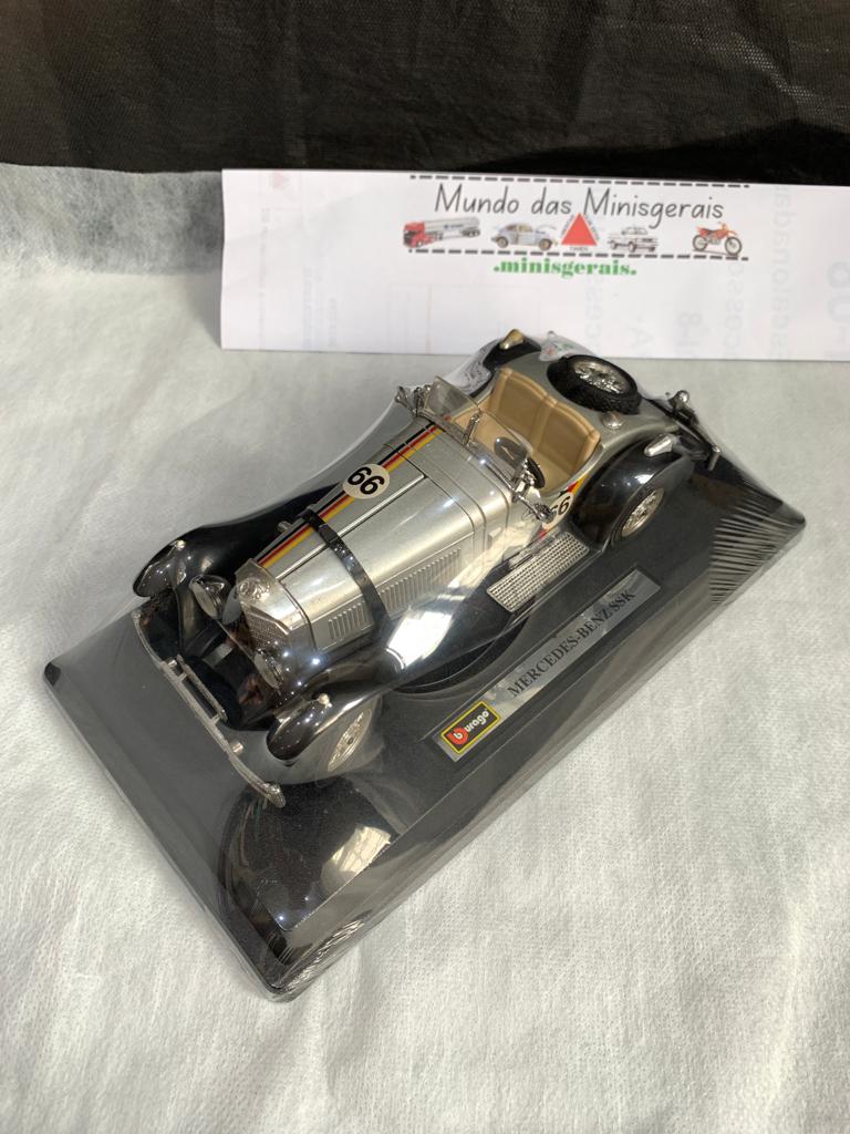 MERCEDES SSK Escala 1:24 - na base - fora da embalagem - Burago