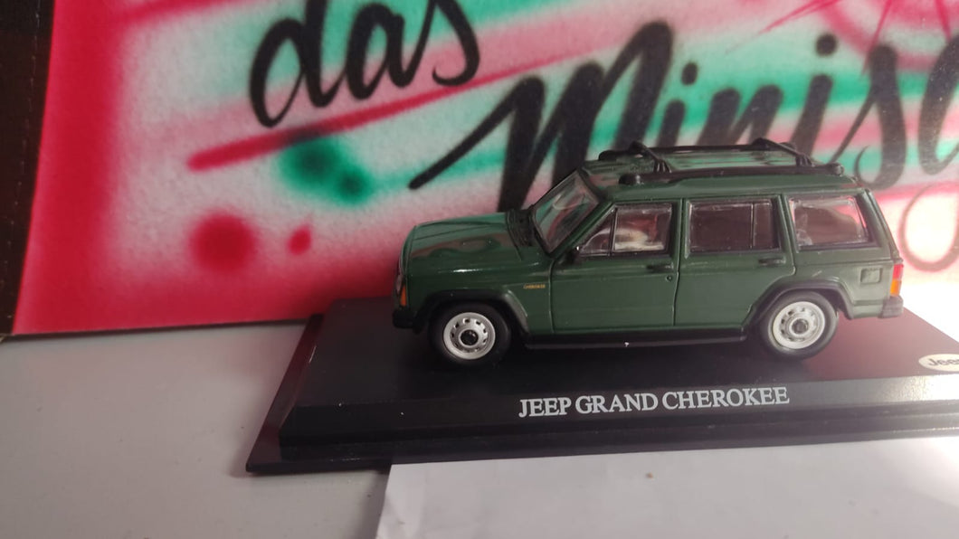 Jeep Grand Cherokee - Auto Collection 1/43 - Del Prado - Na base expositora