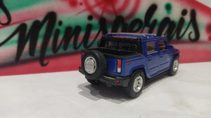 Hummer H2 SUT 2005 Azul metálico - Fora da embalagem