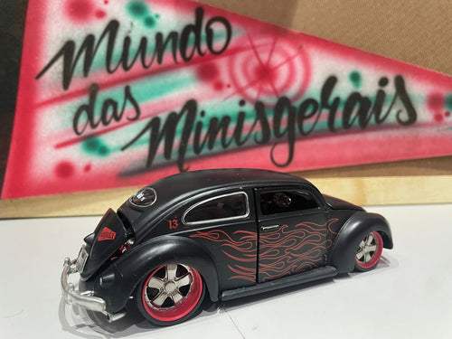 Volkswagen: Beetle (Fusca) - Preto - All Stars - Escala 1:24 FRETE GRÁTIS SUL E SUDESTE