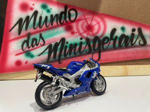 Moto Yamaha Yamaha YZF R1- deltabox II escrito japonês - fora da embalagem- Miniatura Moto