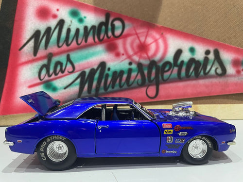 GM Chevrolet Camaro ss 1968 Tunado 1/24 - FRETE GRÁTIS SUL E SUDESTE