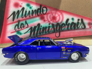 GM Chevrolet Camaro ss 1968 Tunado 1/24 - FRETE GRÁTIS SUL E SUDESTE