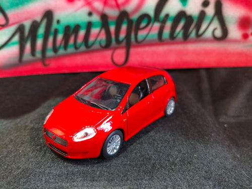 Fiat Punto - Coleção Nacionais -Customizado - Vermelho Alpine Original FIAT - pronta entrega