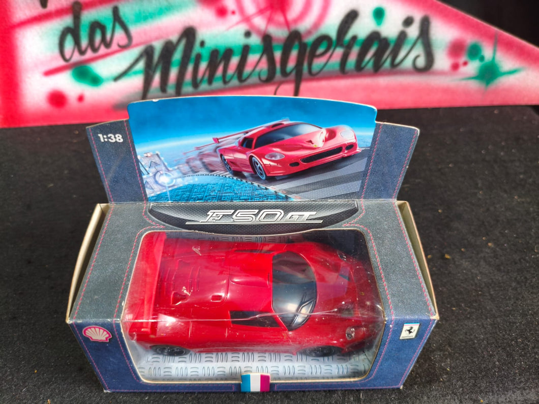 Ferrari F50 GT - Hotwheels Shell - Na caixa – Mundo das MinisGerais