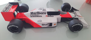 MC LAREN MP4/4 Ayrton Senna - 56 cm 1/8 - Frete grátis para todo o Brasil