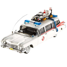 Carregar imagem no visualizador da galeria, Cadillac Caça fantasmas Ghostbusters Ecto 1 Hotwheels Elite - A única no Brasil - falta antena marcada na última foto