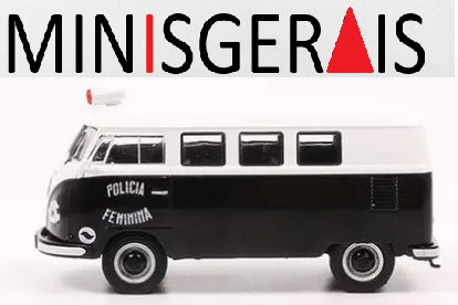 Kombi Polícia feminina São Paulo - Só a miniatura sem caixa e base.