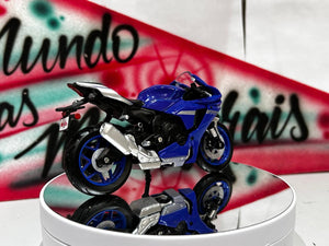 Moto Yamaha YZF R1- California toys - fora da embalagem- Miniatura Moto