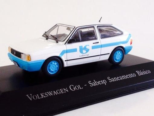 VW Volkswagen Gol CL Carro de apoio da Sabesp - Cx Acrílico - Veículos de Serviço