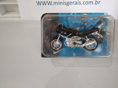 Moto BMW R1100 RS - JRS Preta - 1/18 Lacrada