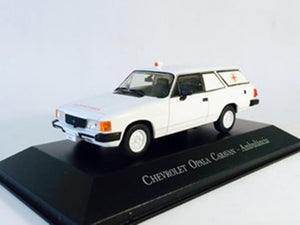 Opala Caravan Ambulância - Caixa de Acrílico - Veículos de Serviço