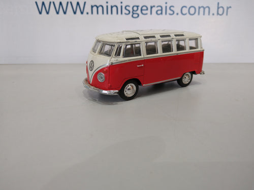 Kombi - Van Samba - vermelha e branca - Fora da embalagem