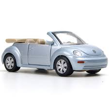 New Beetle conversível azul- Fora da embalagem