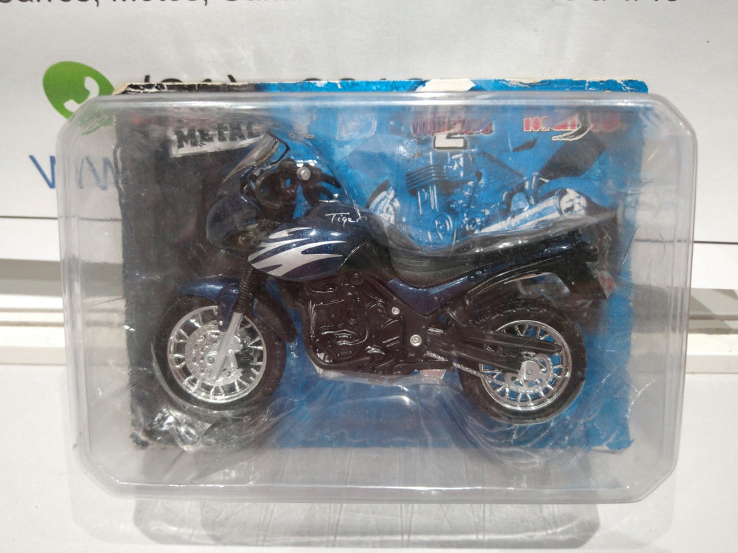 Moto Triumph Tiger - Azul - Lacrada