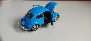 VW Volkswagen Fusca 1967 - Abre capõ - Azul -Branco - Vermelho ou preto Tunado