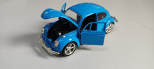 Load image into Gallery viewer, VW Volkswagen Fusca 1967 - Abre capõ - Azul -Branco - Vermelho ou preto Tunado