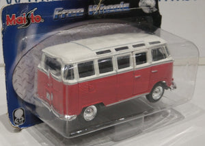 kombi - Van Samba - vermelha e branca - Lacrada