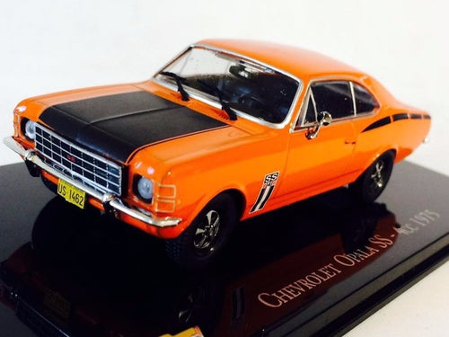 Opala SS 4cc 1975 Laranja - cx Acrilico