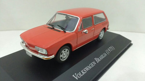 VW - BRASILIA (1975) - CIB - Cx Acrílico Vermelha